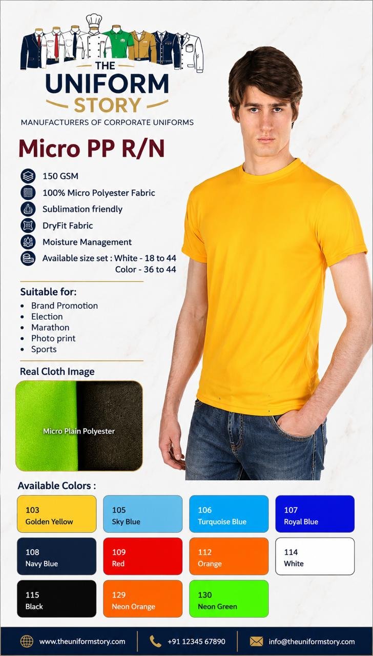 Micro PP R/N fabric spec sheet
